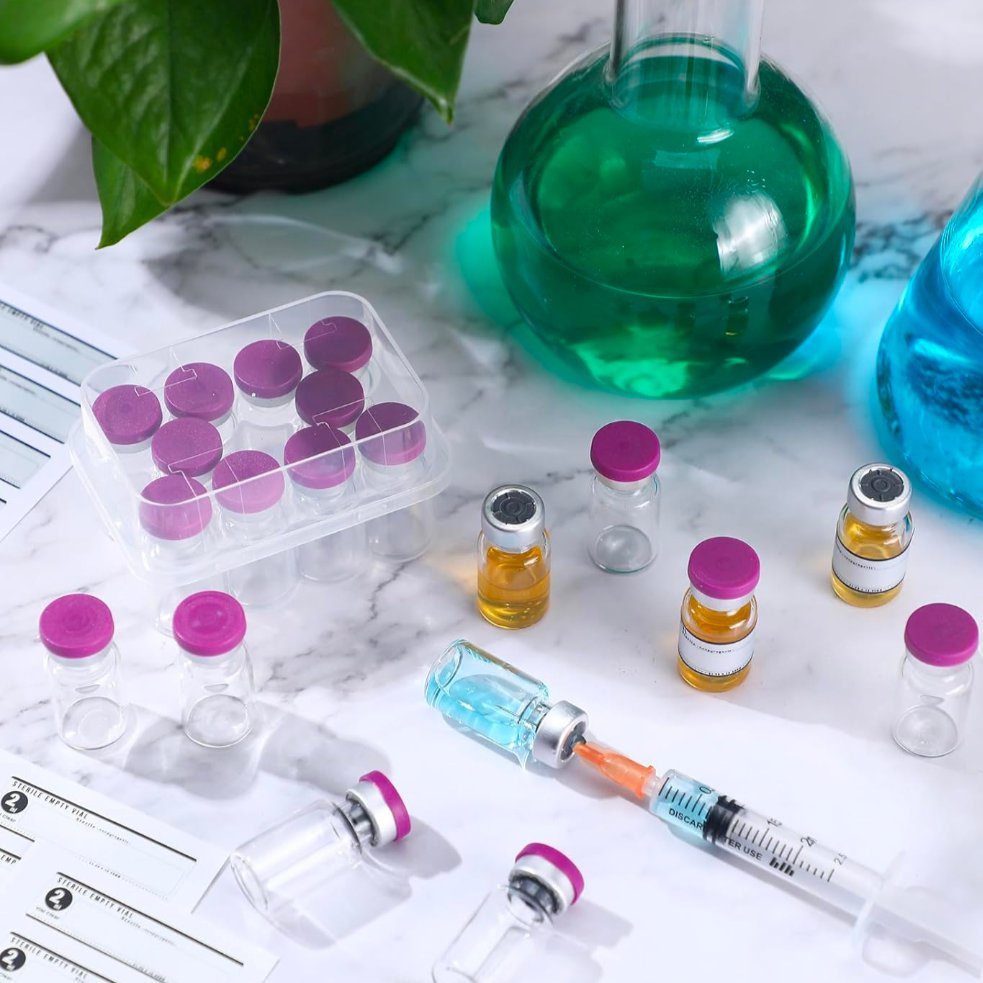 Vial Storage Box - Hard Clear Plastic - Wholesale Pricing Available